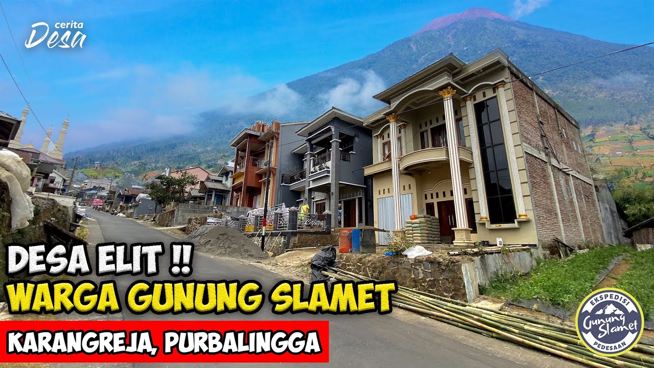 RUMAH ELIT DI DESA GUNUNG SLAMET !! SUASANA DUSUN BAMBANGAN - Cerita Desa Kutawaba, Purbalingga