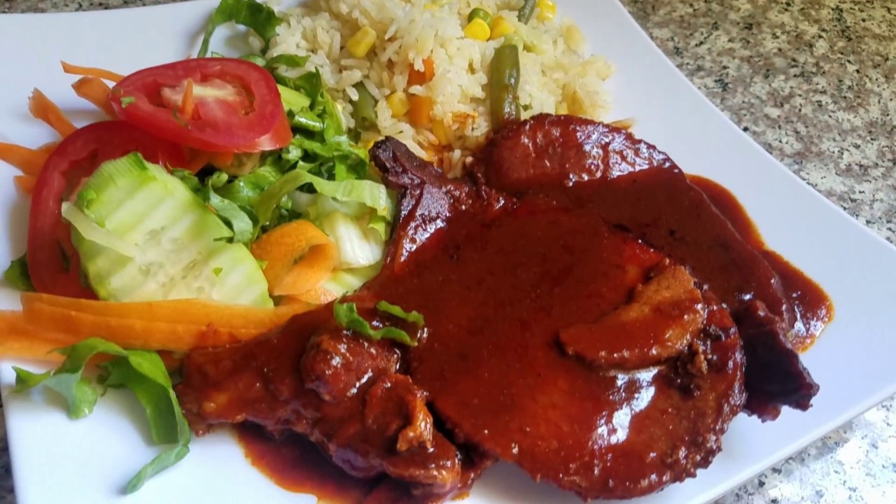 Chuletas ahumadas en chile guajillos 🌶