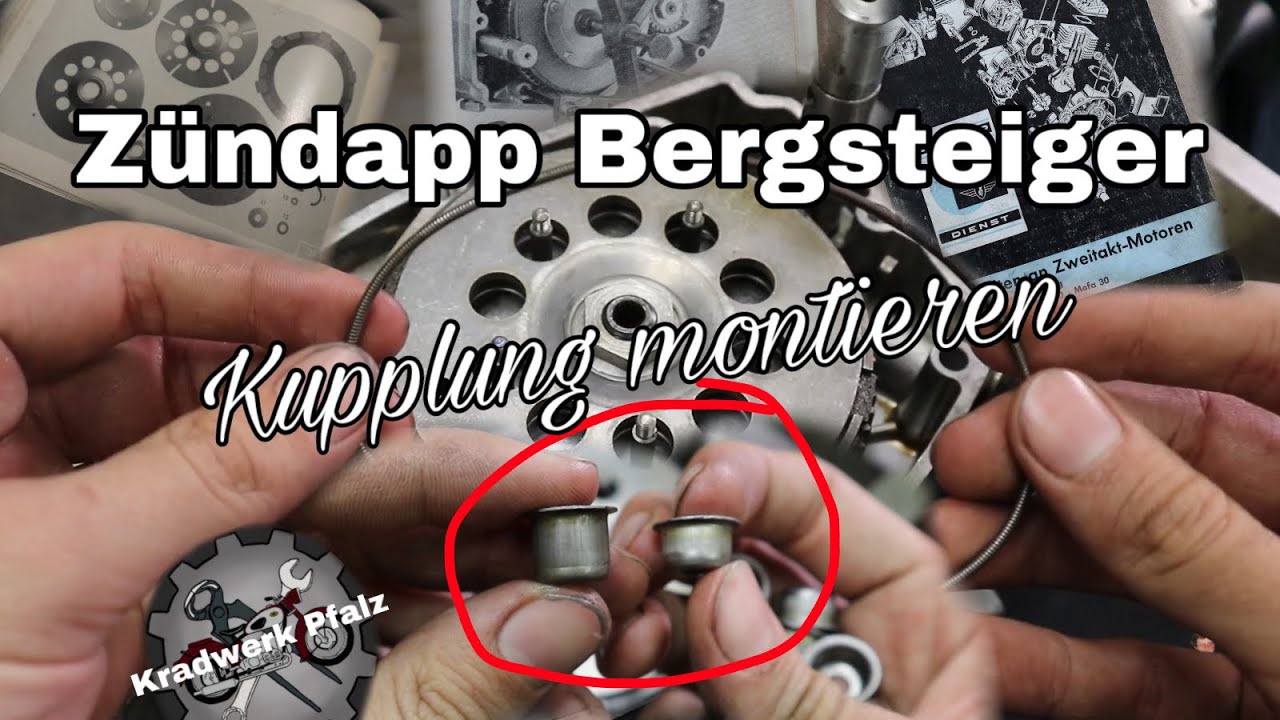 Zündapp Bergsteiger Kupplung montieren (Erklärung) | Motor 247 Teil 3
