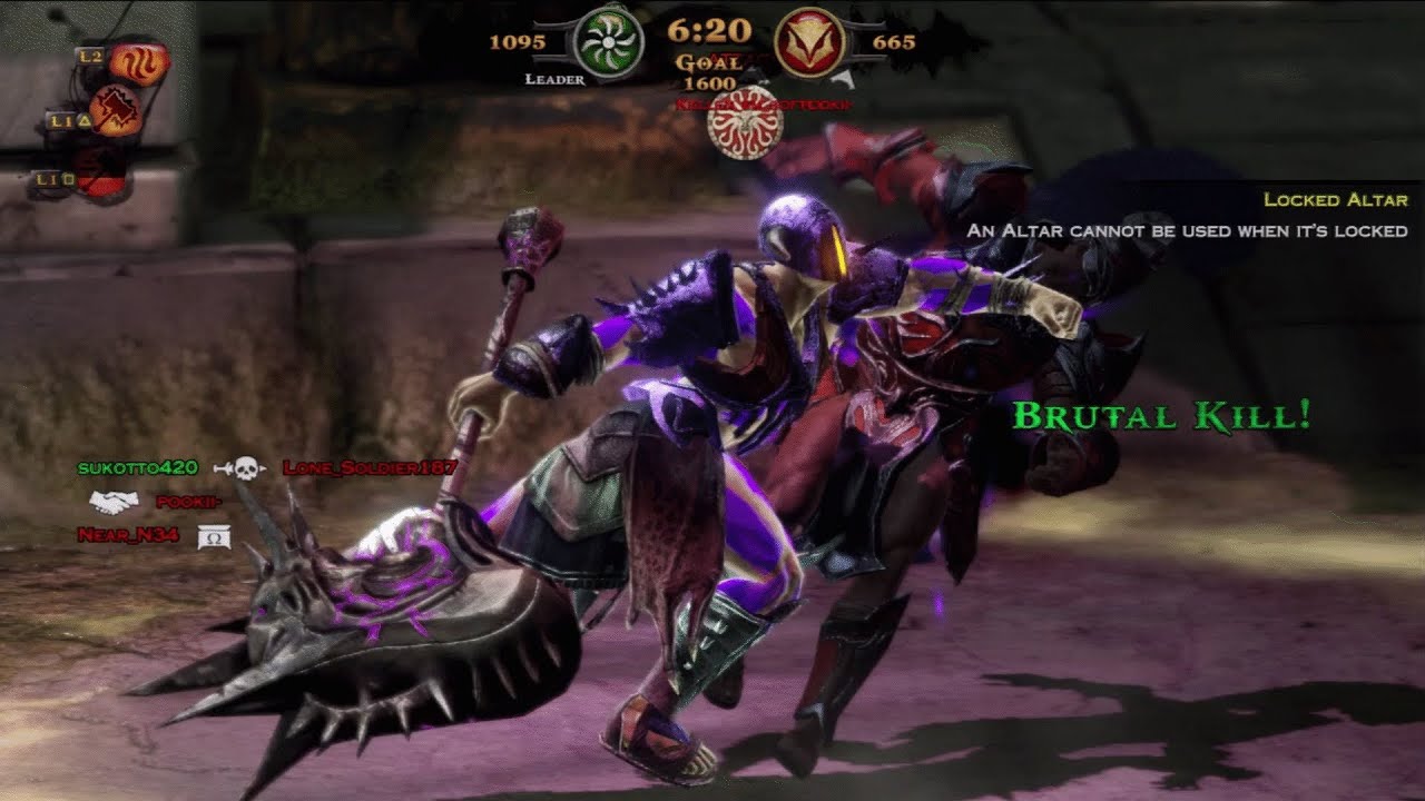 GOW Ascension Multiplayer - Maul of Hades Gameplay