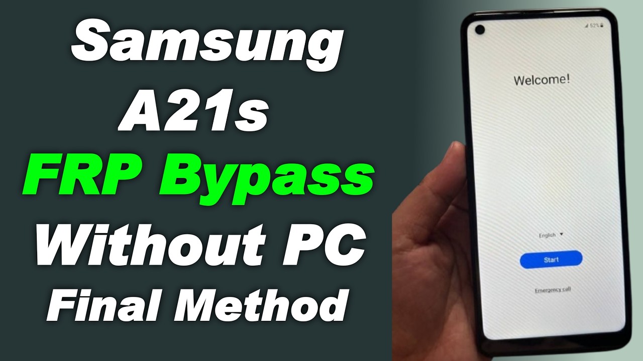 Samsung Galaxy A21S/A21/A01 Frp Bypass | Samsung A21/A01/A21S Frp Bypass Google Account Unlock