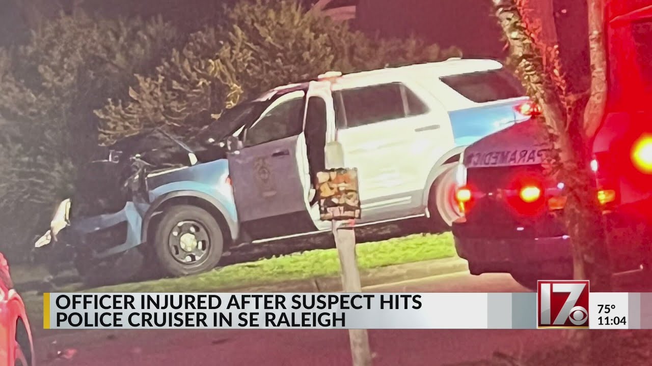 Neighbors talk after Raleigh officer hurt in hit-and-run