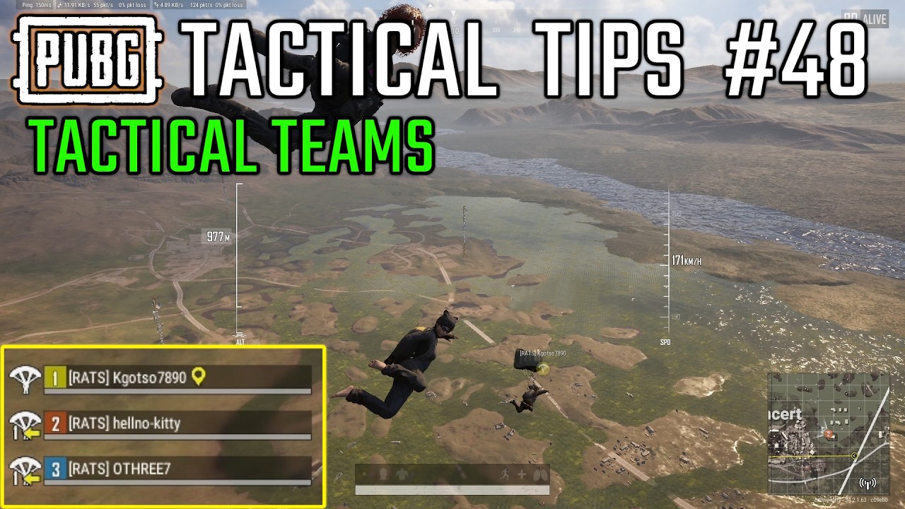 Playing Tactically on Teams is Not Easy | EP#48 PUBG TACTICAL TEAM TIPS