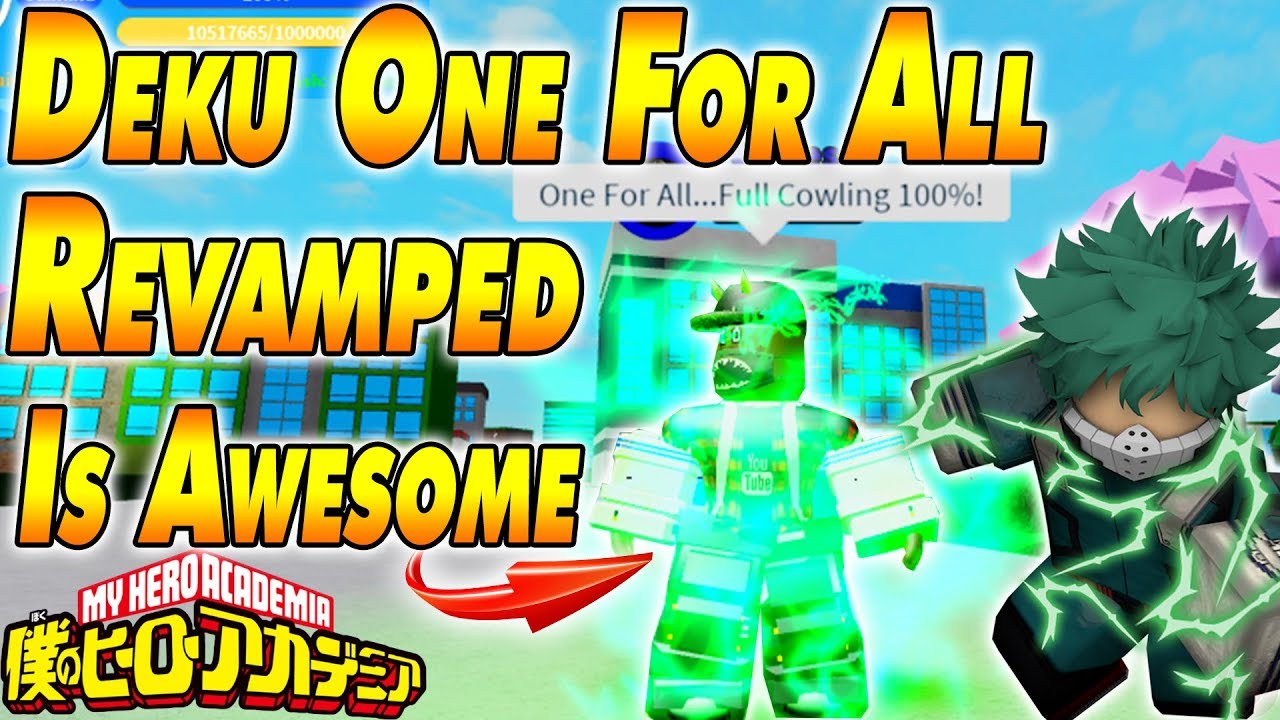 Deku One For All is AWESOME | Boku No Roblox Remastered