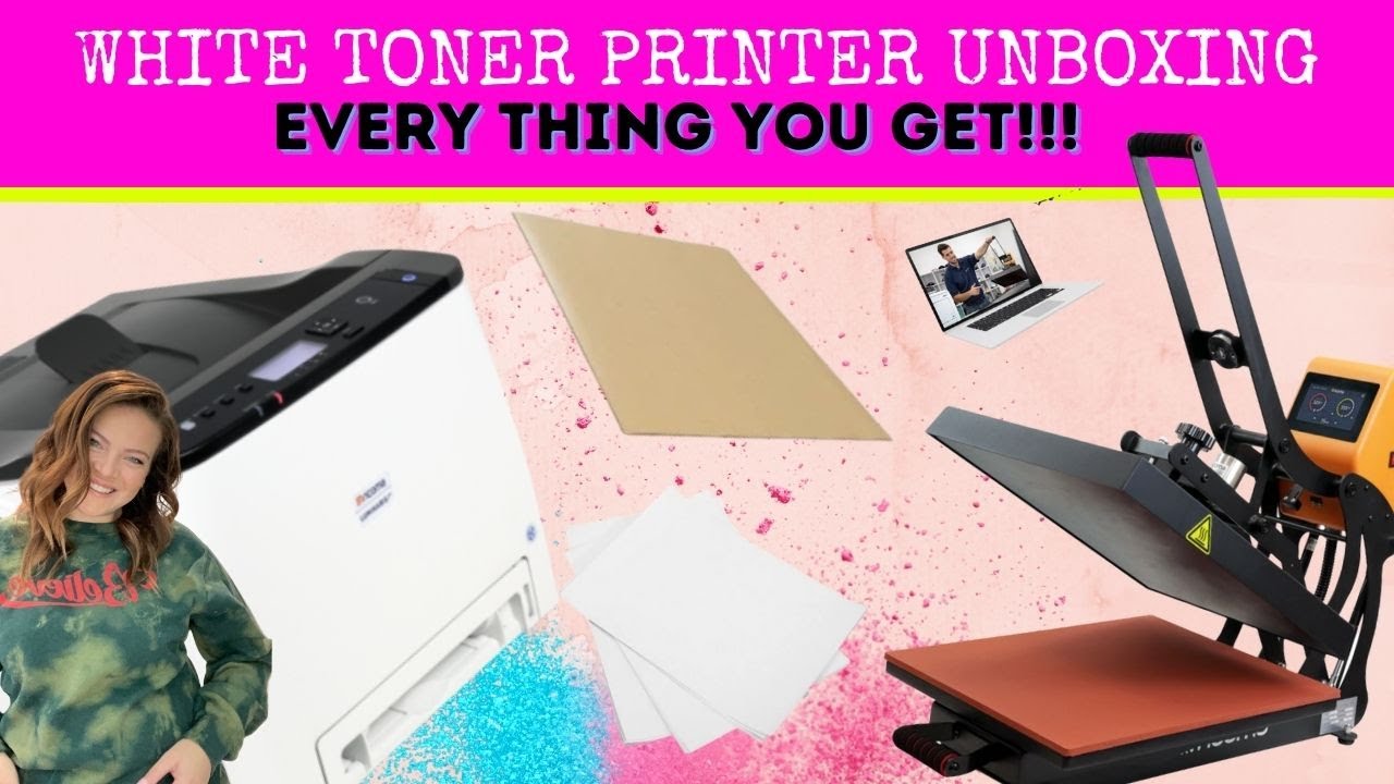 Unboxing    The Ricoma Luminaris White Toner Transfer Printer Heat Press Bundle