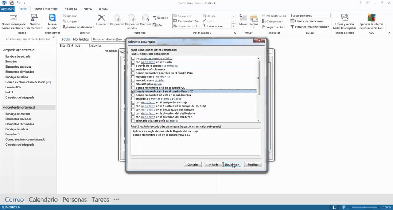 Autorespuesta Outlook