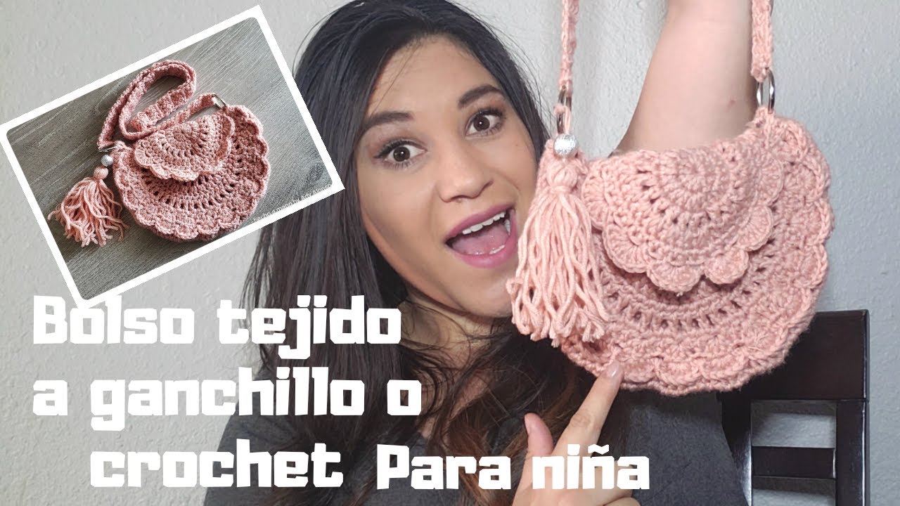 BOLSO PARA NIÑA tejido a ganchillo (crochet) Tutorial Paso a paso