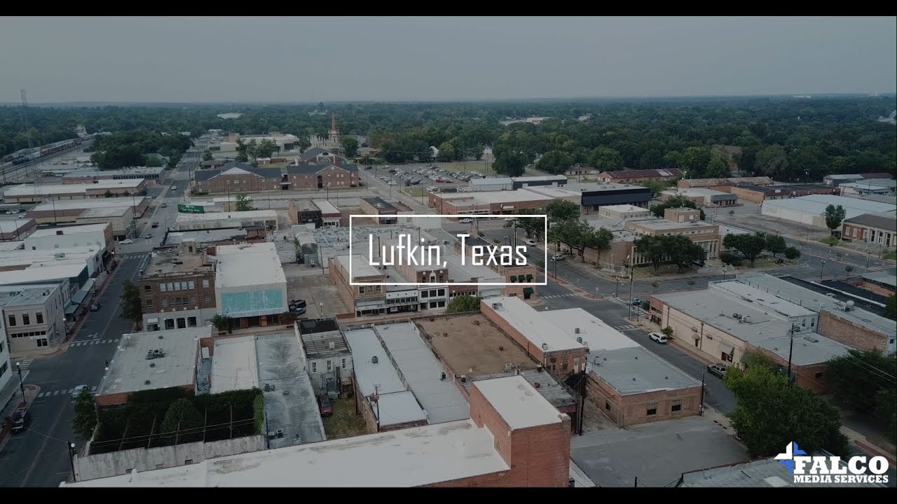 Downtown Lufkin, Texas | Aerial Drone Video by Falco Media Services!