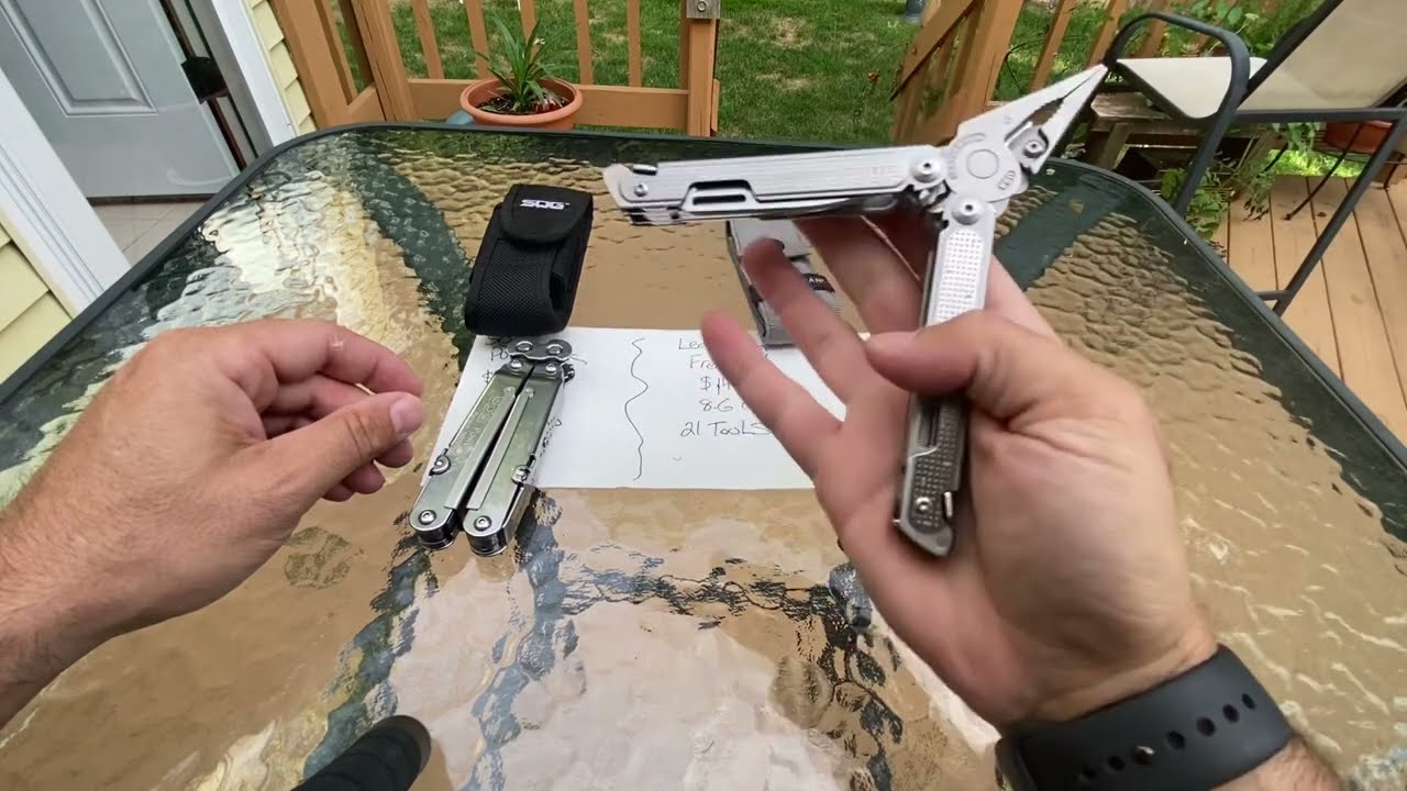 Sog Powerlock Vs Leatherman Free p4 | best one handed opening Multitool