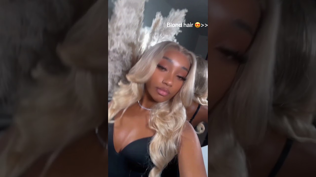 Customer honest review about blonde wig~🤗