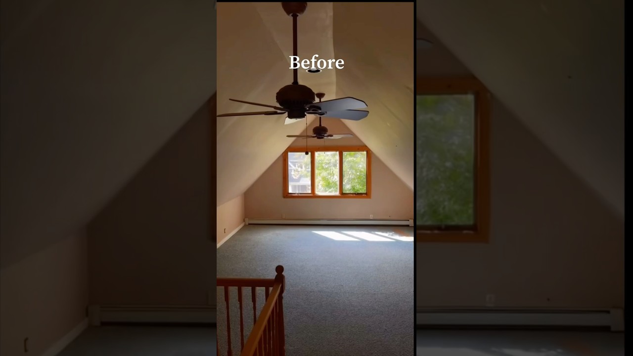 Transforming our UGLY Attic!