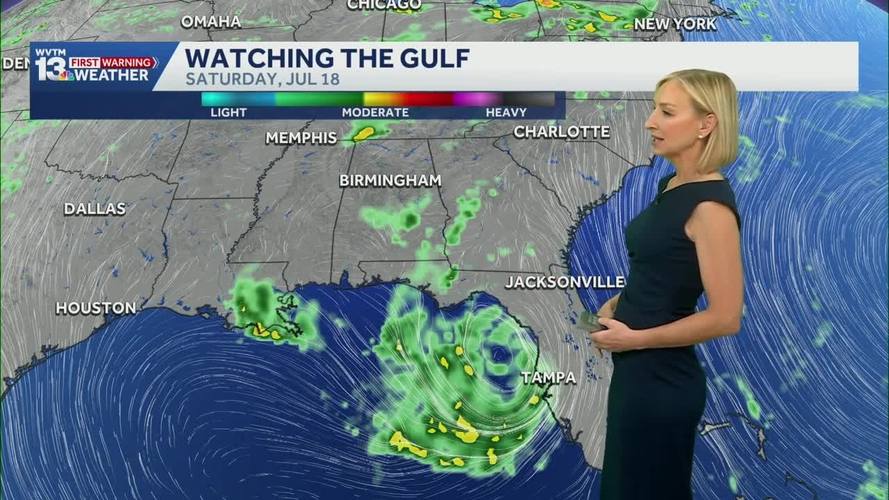 Alabama's weather forecast: Fewer storms, hotter by weekend; watching Gulf for tropical development