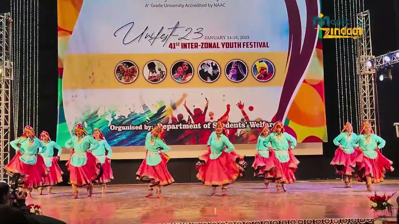 Girls Group Dance KL Mehta College Faridabad | Unifest Inter Zonal Youth Festival | Haryanvi Dance