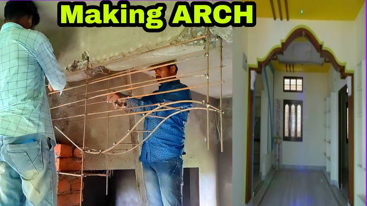How To Make Living Room Cement Arch- Making Beautiful Cement Arch {Part 1}