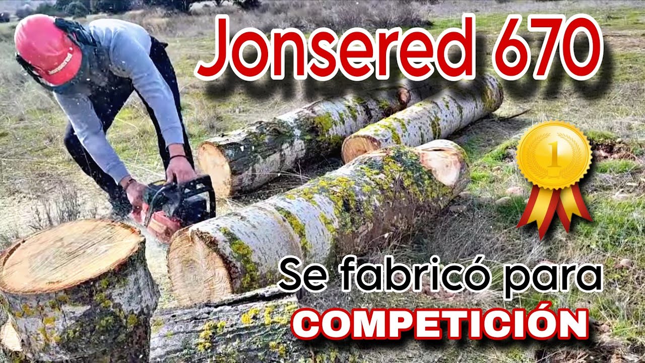 ENCONTRÉ TRONCOS 🪵 Y ARRANQUE UNA MOTOSIERRA ESPECIAL PARA Mí.Jonsered 670 Champ. IMPRESIONANTE!!