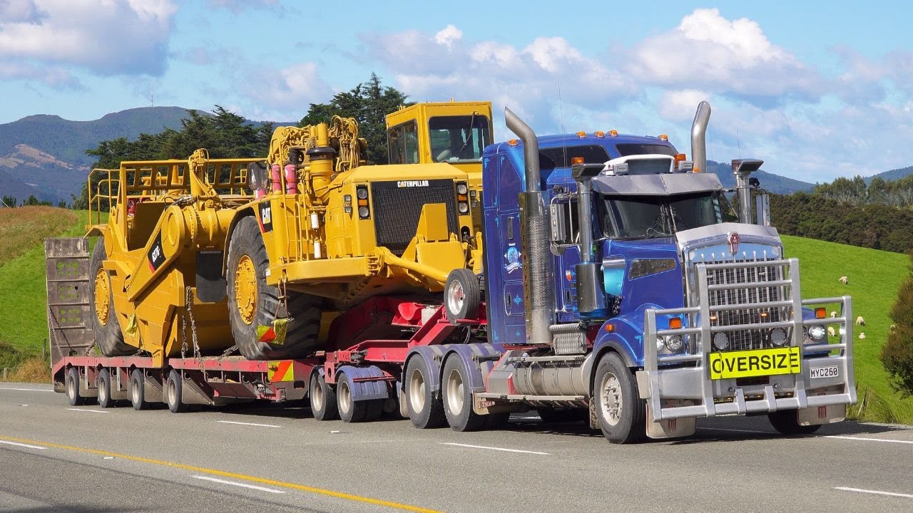 Chasing BR Satherley Transports Kenworth T909 to Herbert! 4K