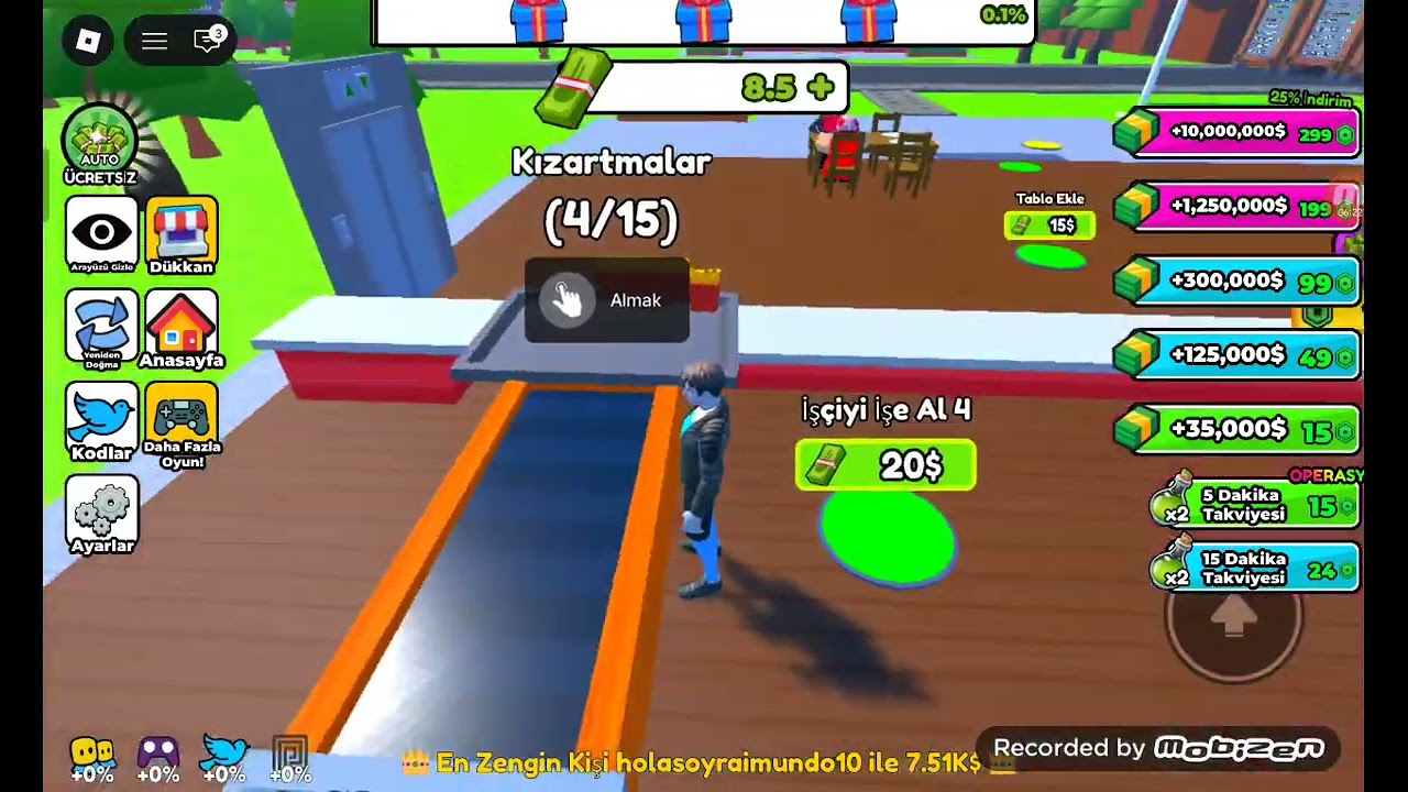 Roblox ta kızaltma patates 🥔 oynu