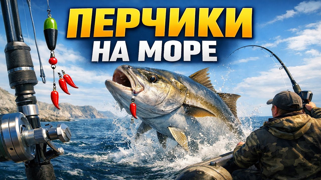 ПЕРЧИКИ НА МОРЕ: НОВАЯ ОСНАСТКА на море в реальном тесте — геймплей Русская Рыбалка 4