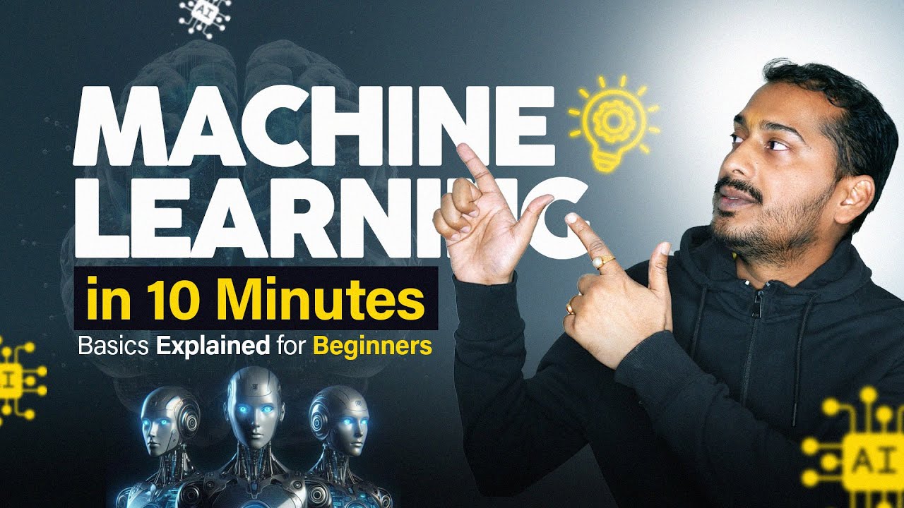Machine Learning in less than10 Minutes! Basics Explained Simply for Beginners