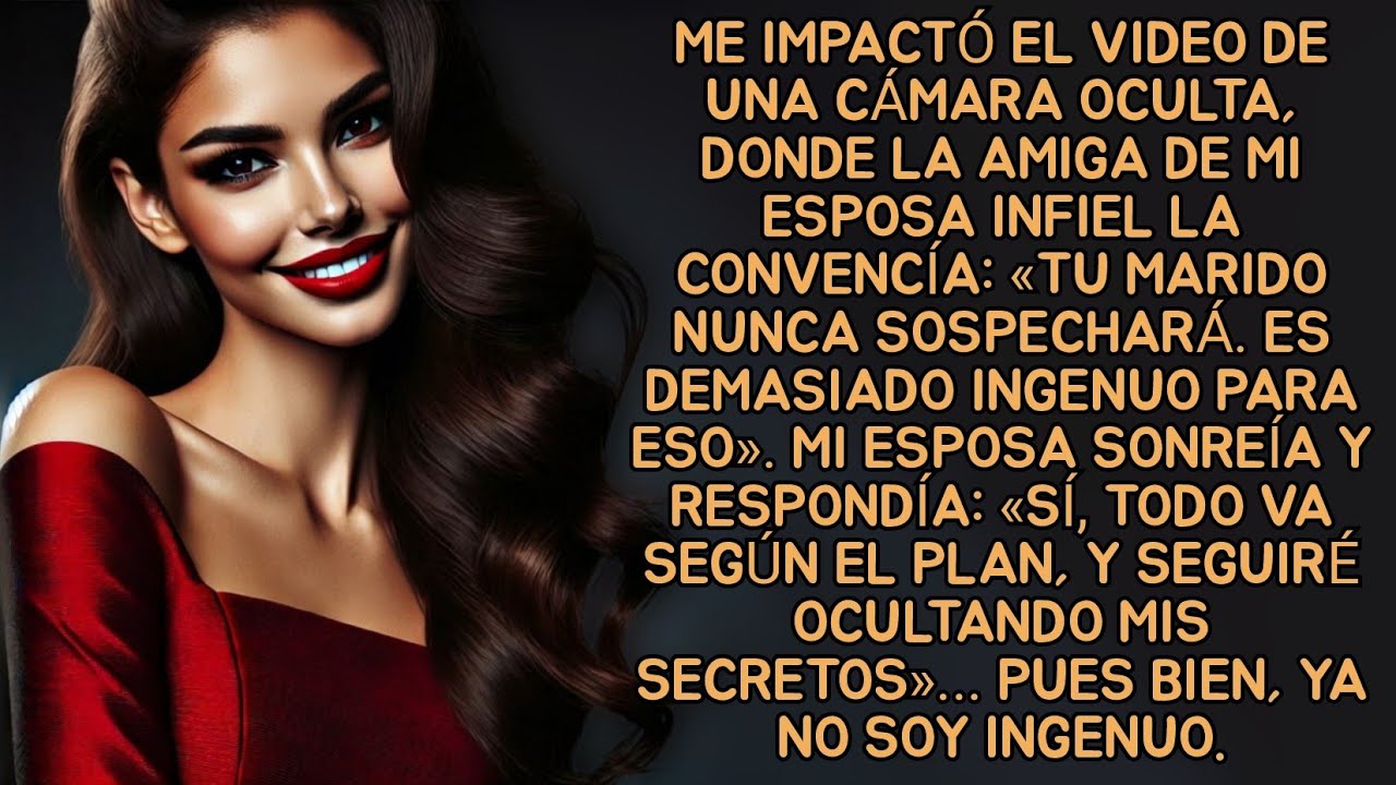 Me impactó el video de una cámara oculta, donde la amiga de mi esposa infiel la convencía:«Tu marido