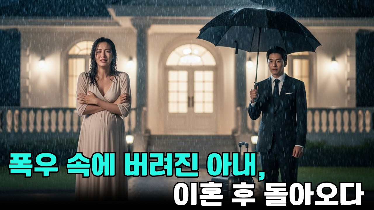 임신한 아내를 폭우 속에 버려두고… 전 여친 생일 파티에 간 남편, 후회했을 땐 이미 이혼이 끝나 있었다!
