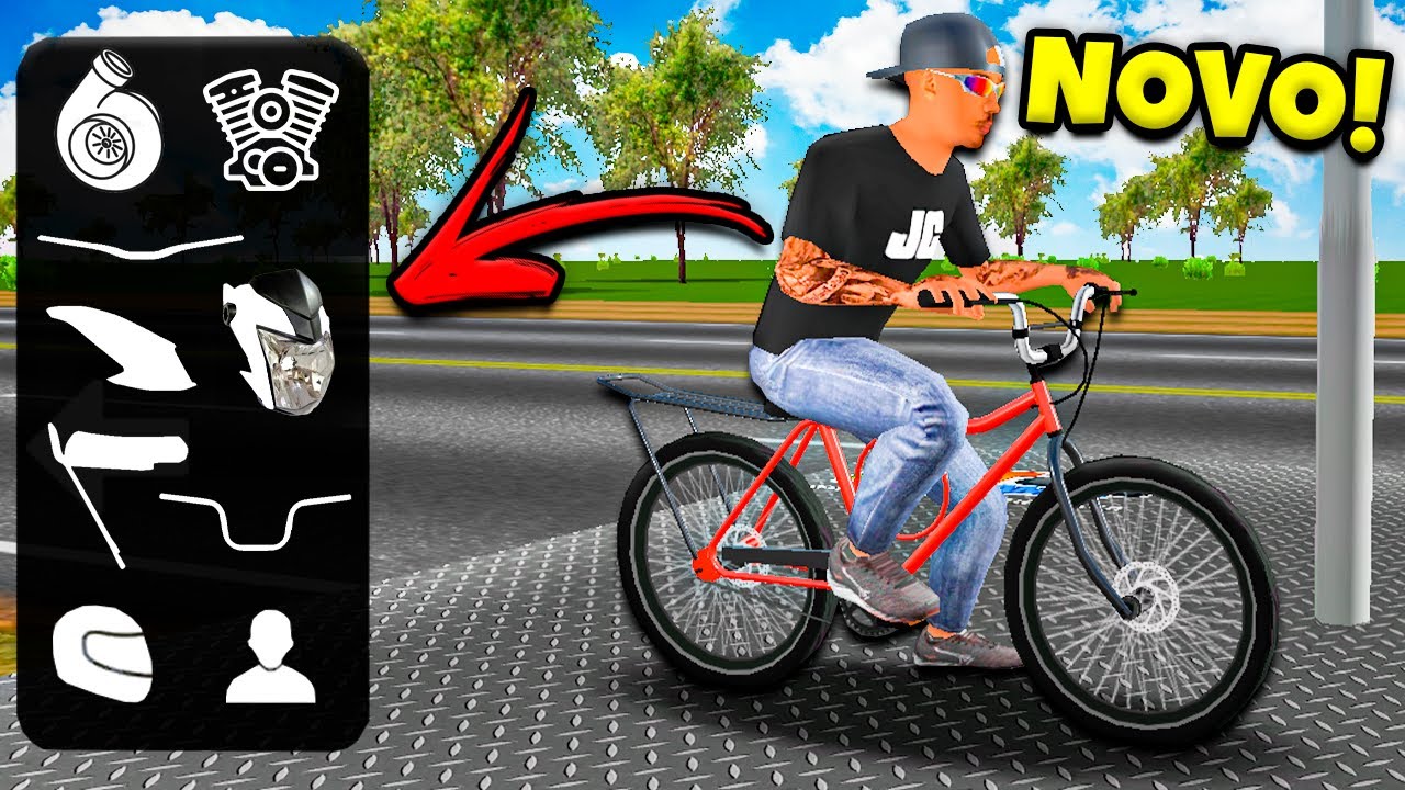 NOVOS ACESSORIOS PARA BICICLETA NO MOTO WHEELIE 3D! Atualização Nova