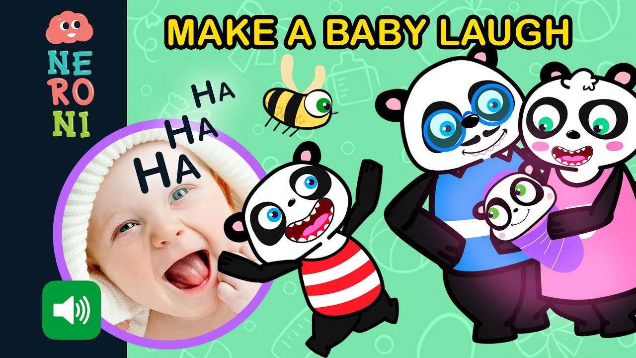 Babysitting with Goofy Panda & BeeBee | NEW BABY SISTER! | Make your baby laugh | Neroni Kids