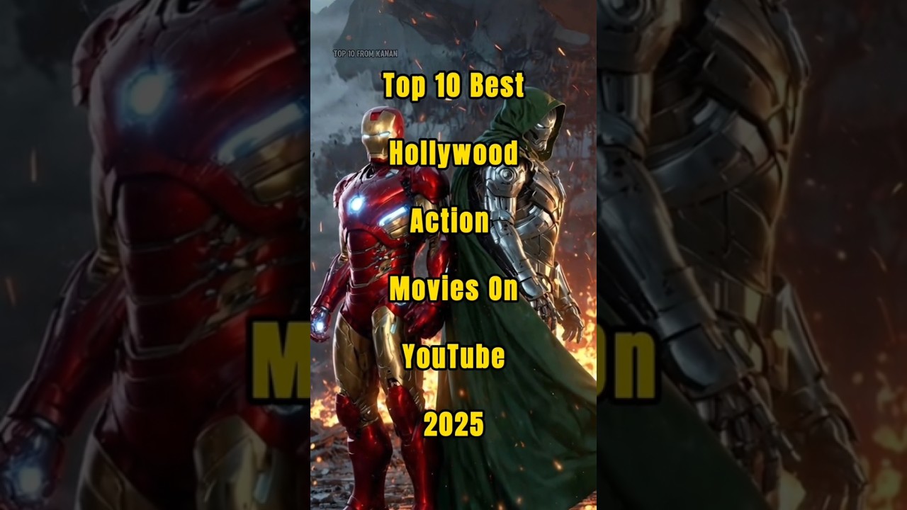 Top 10 best Hollywood action movies on YouTube 2025