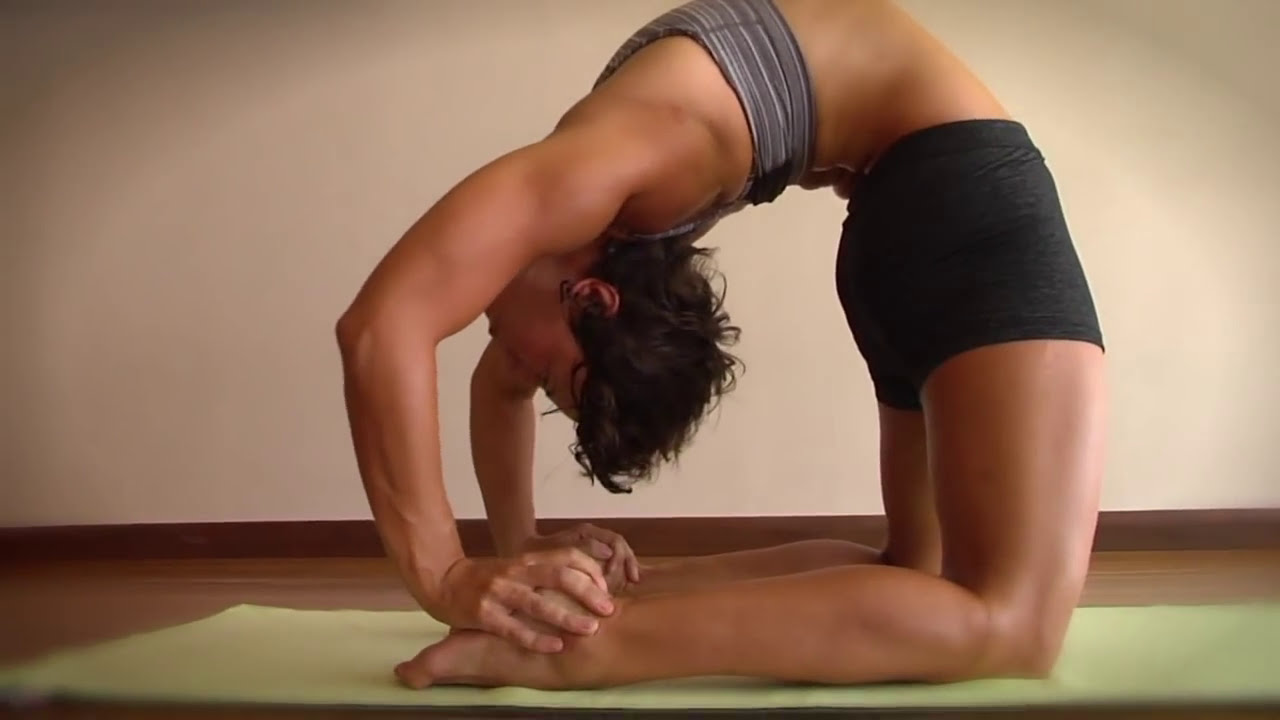 Ustrasana, Laghuvajrasana, and Kapotasana