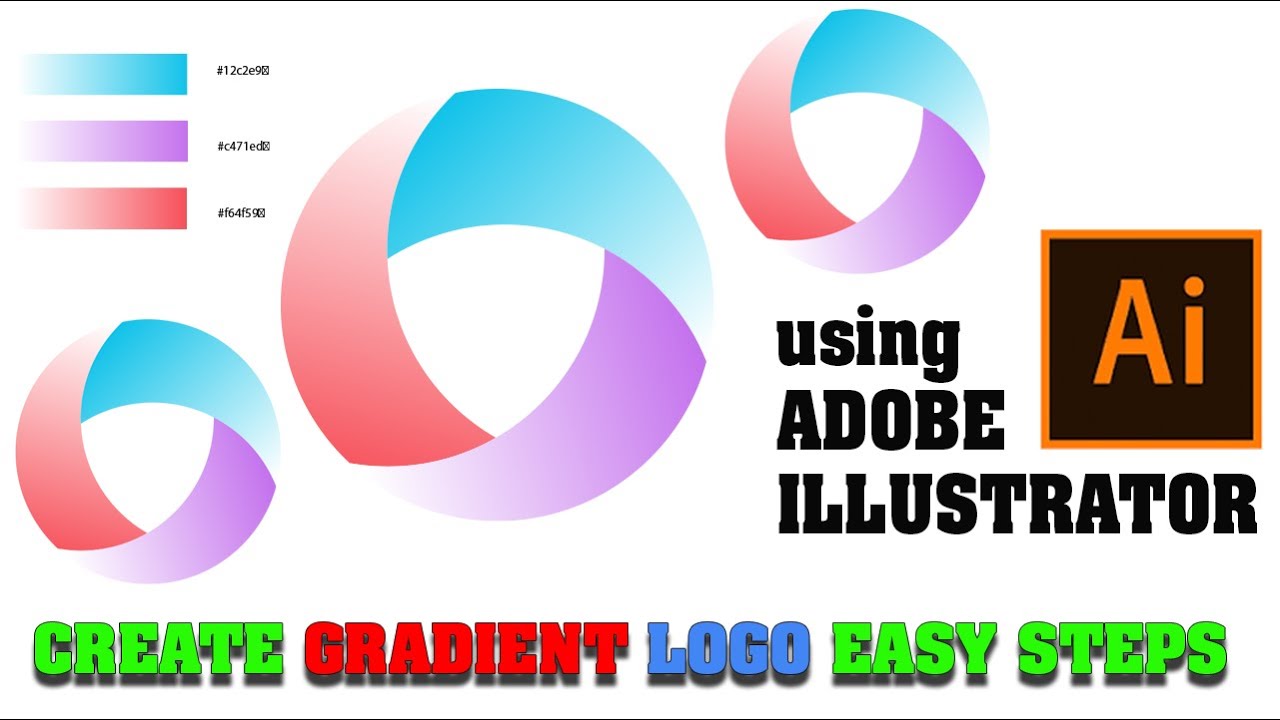 Учебное пособие по Adobe Illustrator | Логотип с градиентом для начинающих