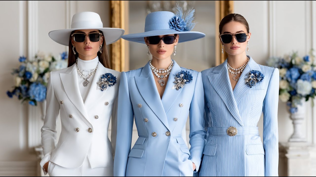 Ralph Lauren Spring Summer 2026 | Powder Blue & Pearl | Timeless American Elegance