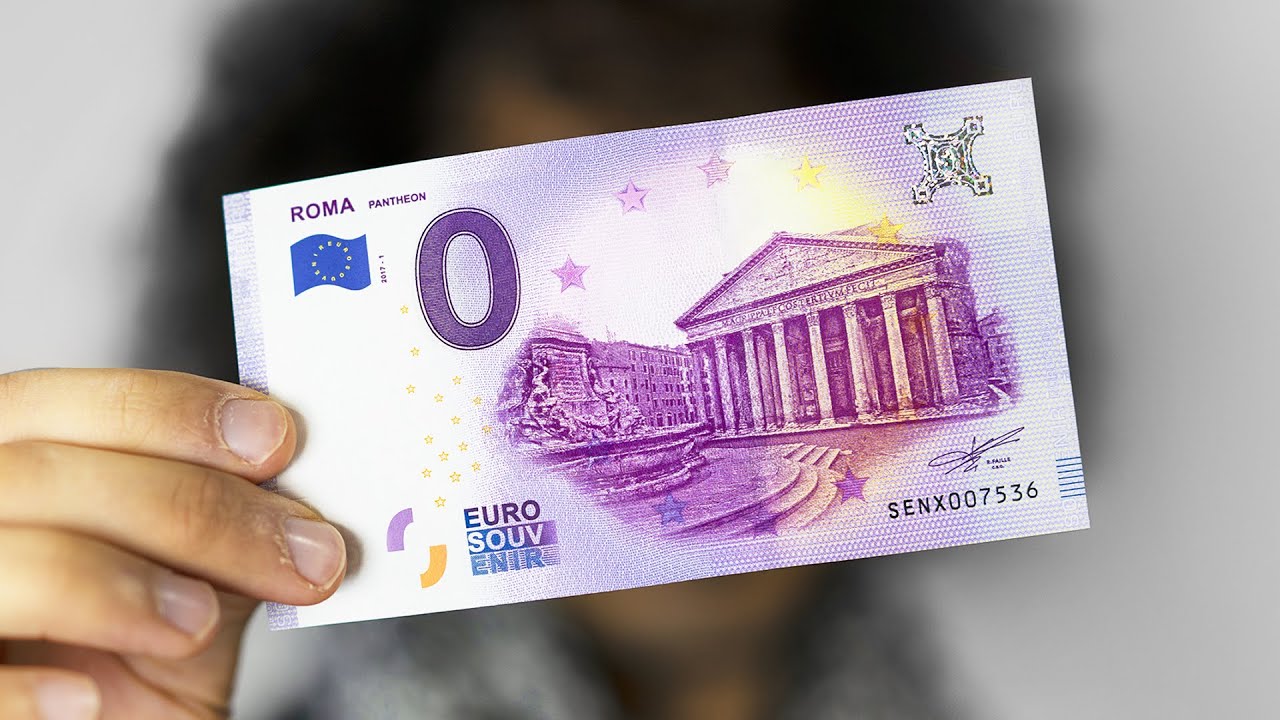 DISEGNO sulla Banconota da ZERO EURO 💰