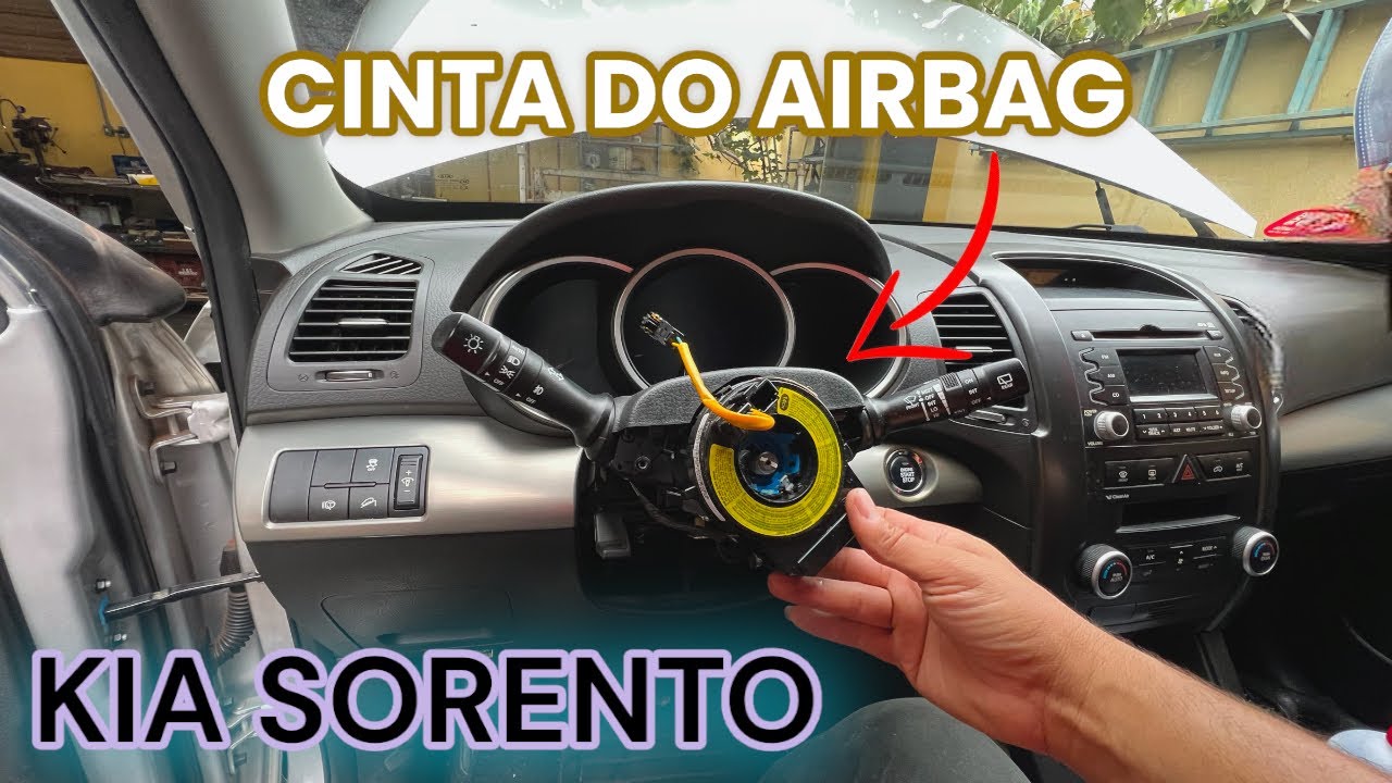 KIA SORENTO - COMO TROCAR A CINTA DO AIRBAG - CÓDIGO B1346