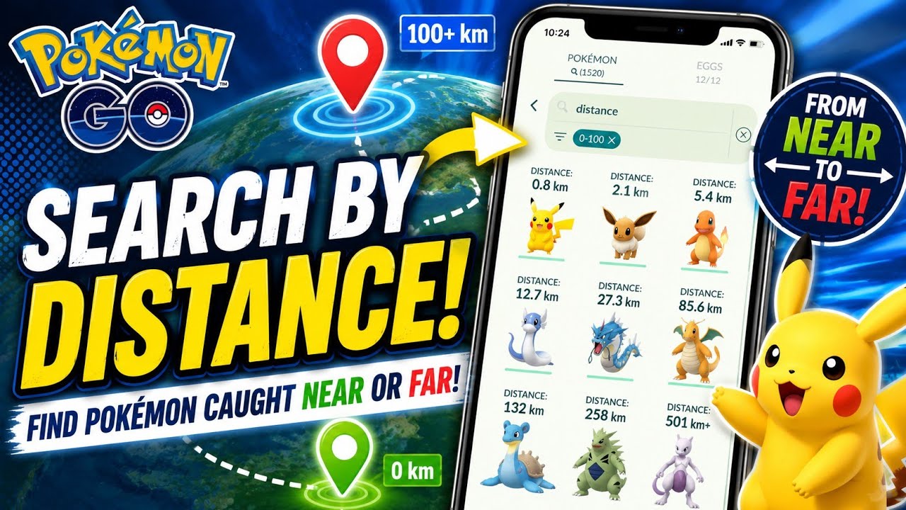 How to Search by Distance in Pok&eacute;mon GO
