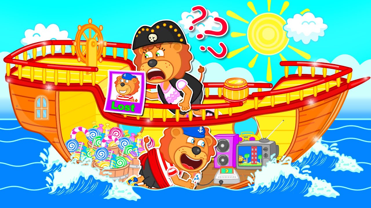 Lwiątko | Sekretny pok&oacute;j na statku | Kresk&oacute;wka dla dzieci | Bajki Po Polsku