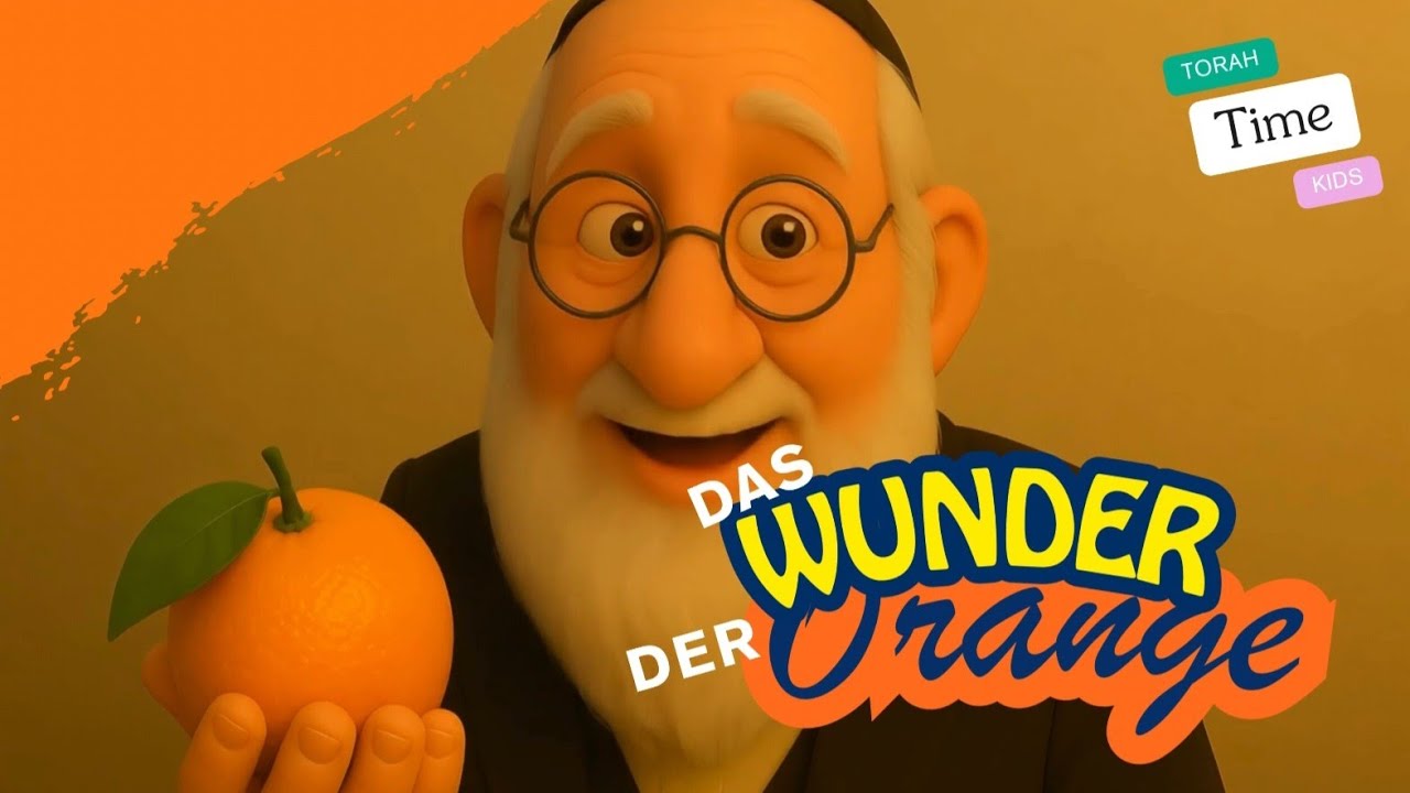 Das Wunder der Orange🍊✨️ #Torah #Kinder #Animation #Cartoon #Wunder 