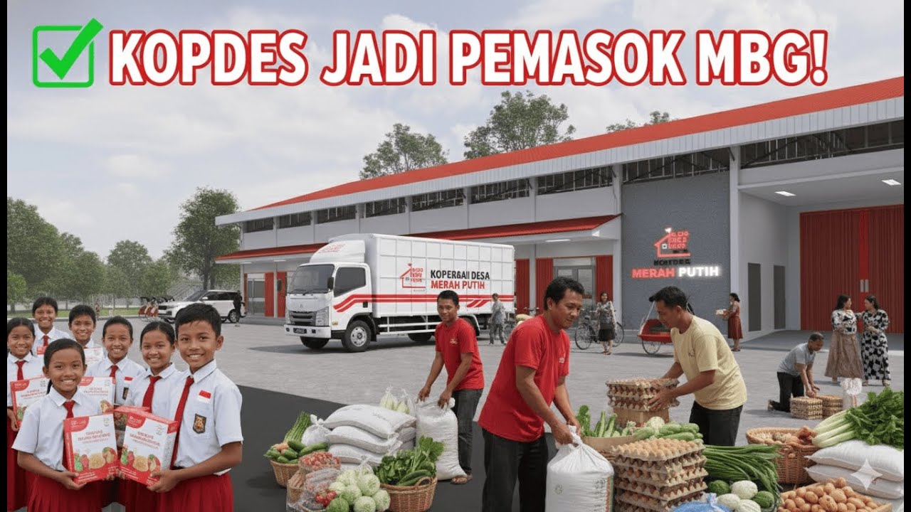 Kemenkop Tegaskan Kopdes Merah Putih Masuk Rantai Pasok Makan Bergizi Gratis