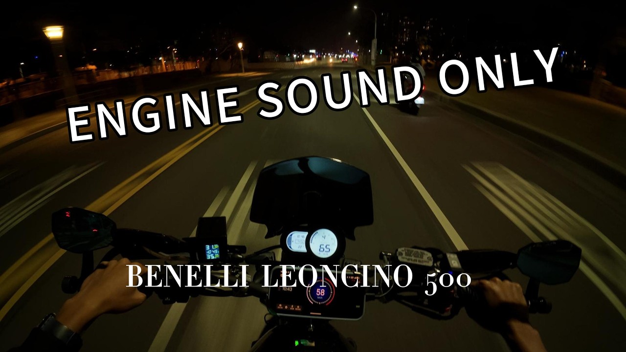 Night, Ride, Nothing Else | Benelli Leoncino 500  | Pure Exhaust Sound