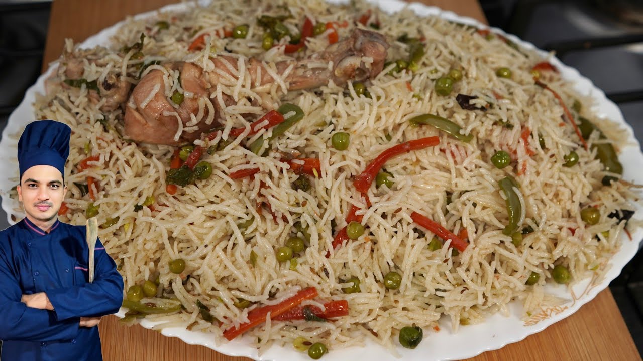 Matar pulao Recipe|White Matar Pulao Recipe|Chicken Pulao Recipe|Chef M Afzal|