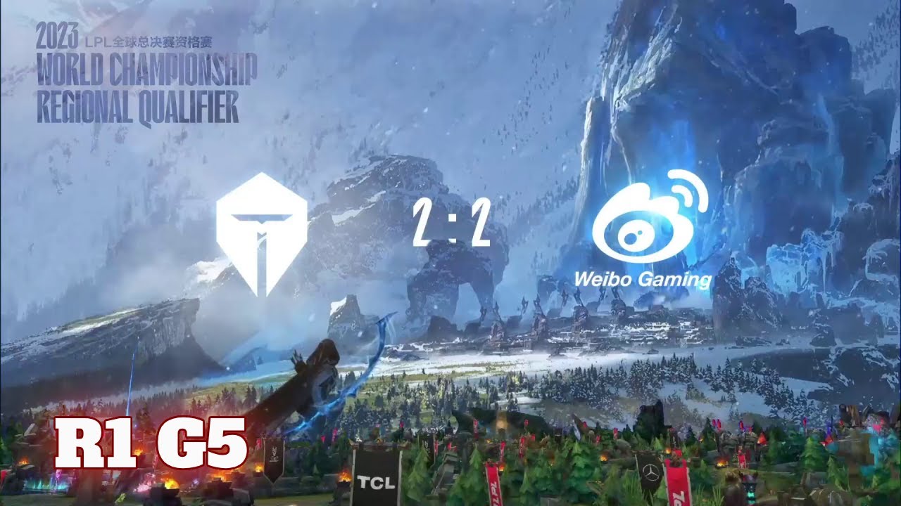 TES vs WBG - Game 5 | LPL Regional Qualifier for Worlds 2023 | Top Esports vs Weibo Gaming G5 full