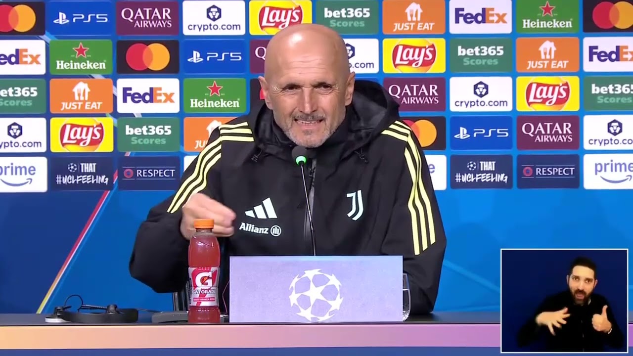 Conferenza Stampa Spalletti e Kelly Pre Juventus-Galatasaray