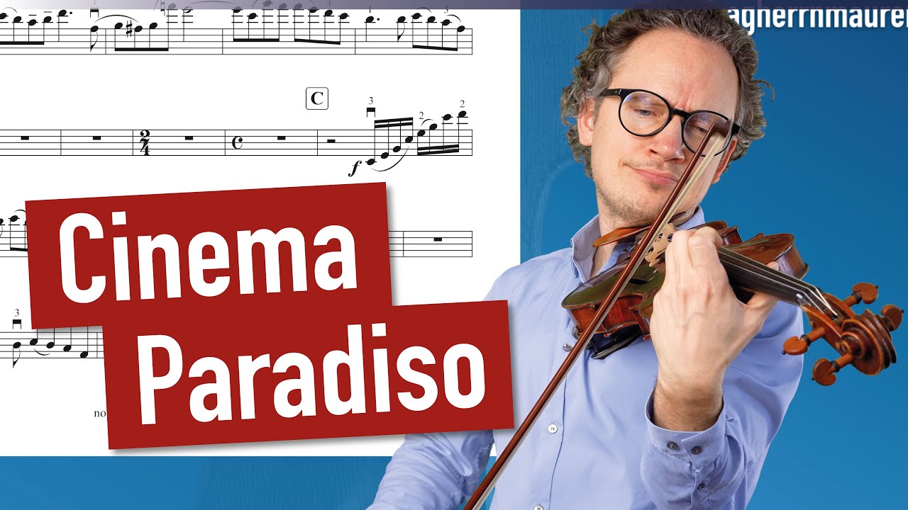 Morricone: Cinema Paradiso - Love Theme | Violin Sheet Music | Piano Accompaniment