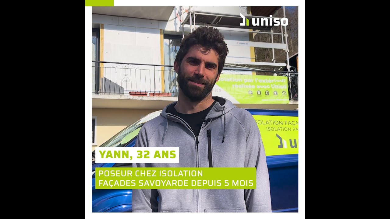 ITE Uniso : en quoi consiste le m&eacute;tier de fa&ccedil;adier ? - T&eacute;moignage de Yann