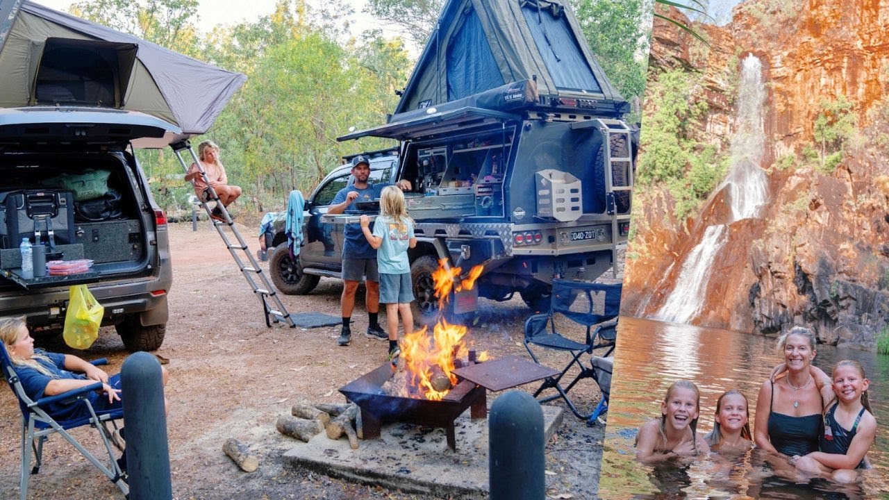 ROOFTOP CAMPING & SEARCHING FOR WATERFALLS⛺️💦Sandy Creek Falls in Northern Territory Australia