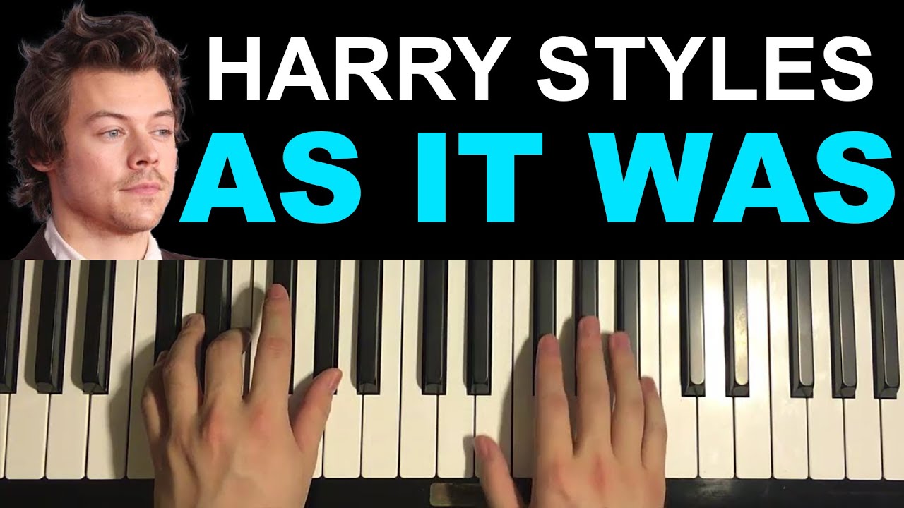 Harry Styles - As It Was (Piano Tutorial Lesson)
