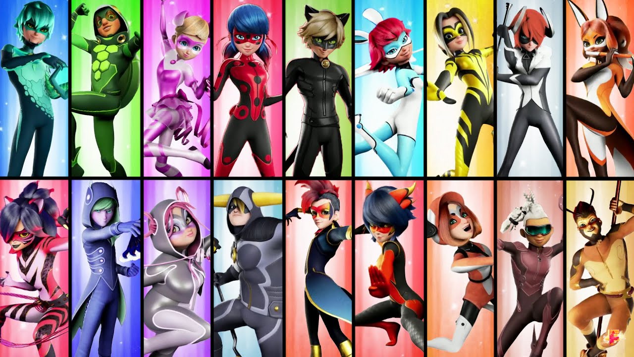 All New Hero Looks In Season 6 of Miraculous Ladybug !