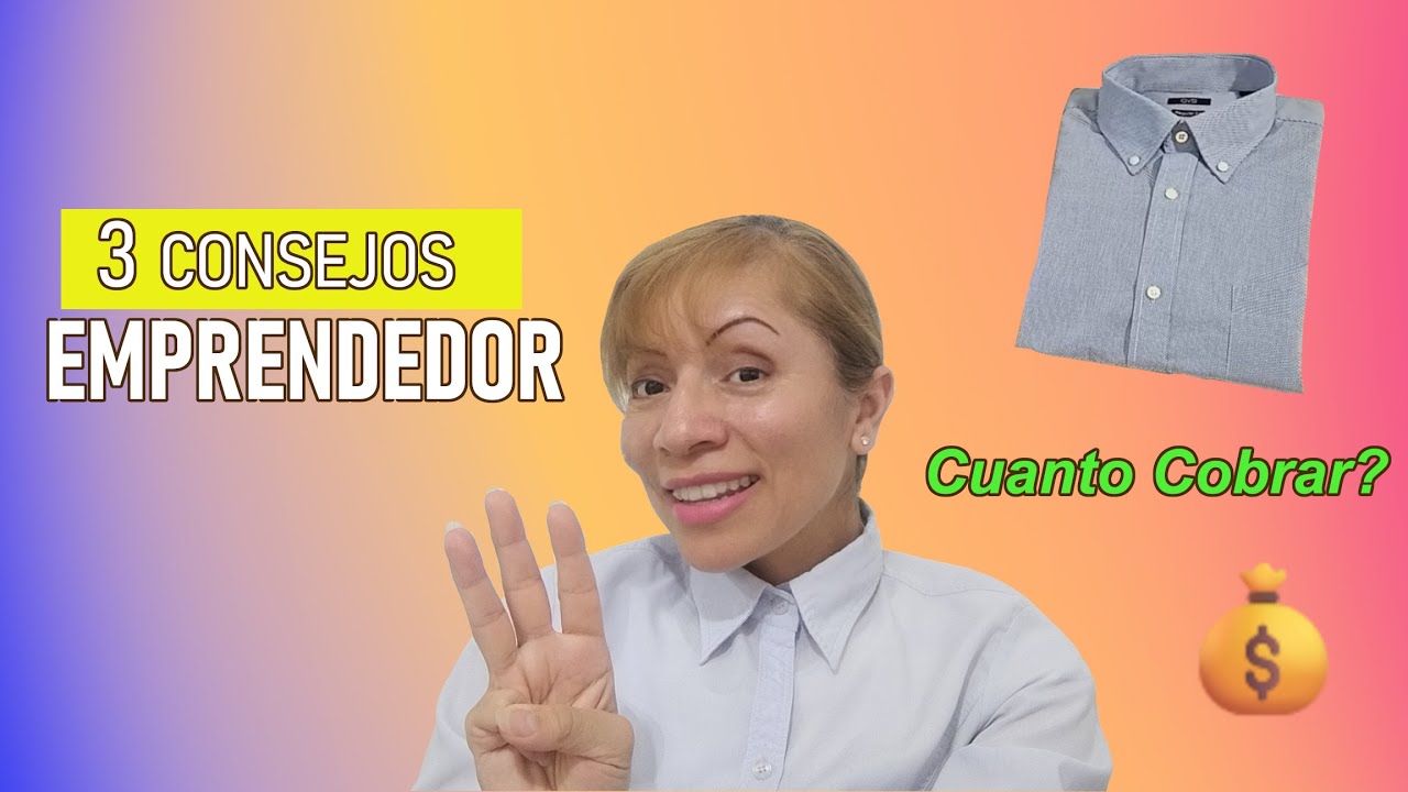 3 CONSEJOS ÚTILES para UN EMPRENDEDOR! ¿Cuánto debo COBRAR por PLANCHADO DE CAMISA?