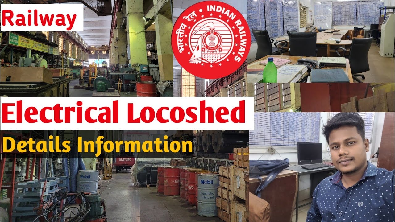Railway Electrical Locoshed/ Electrical TRS Work || Railway Electrical Locoshed Job