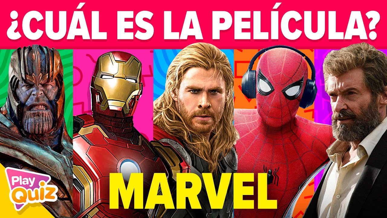Adivina la Película de MARVEL por la escena 🎬🦸🏻‍♂️⚔️ | Reto PlayQuiz Trivia - Especial Cine