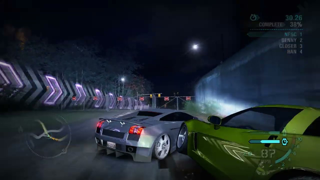 Need For Speed Carbon Beta Menu's + XBLA Demo Look